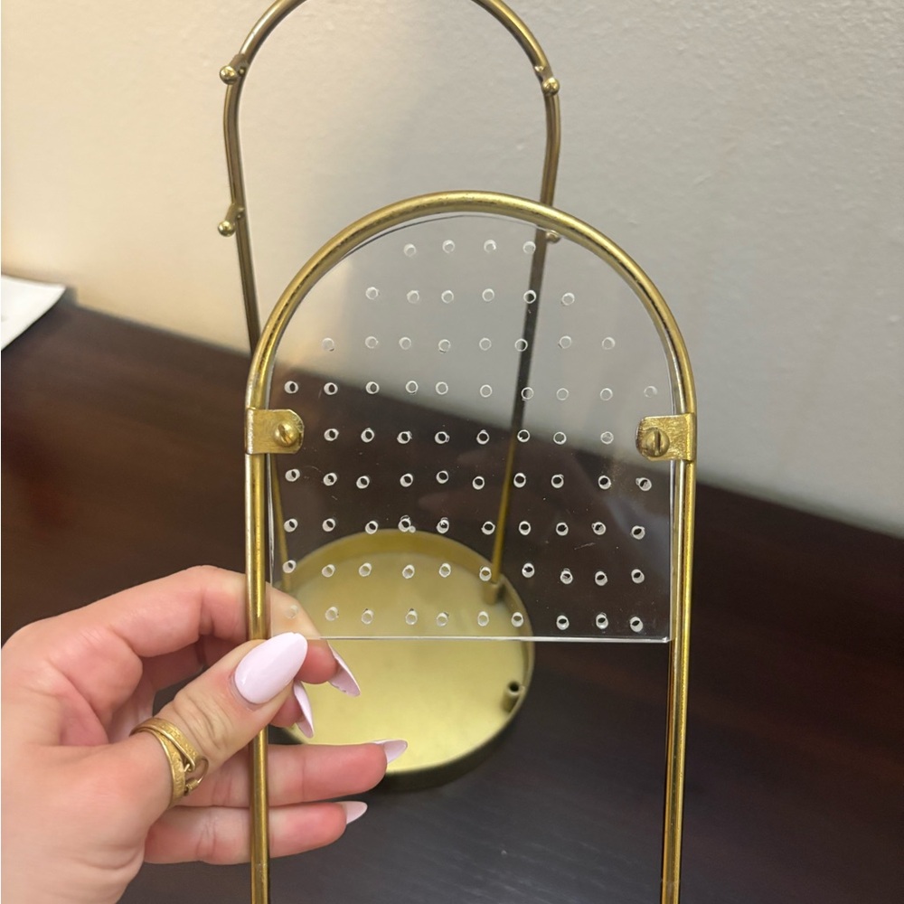 Urban Outfitters Gold Jewelry Holder Stand - Picture 6 of 9